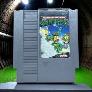 1989 Teenage Mutant Ninja Turtles Cartridge Nintendo NES Video Game